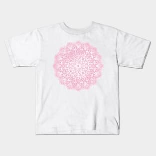 Pink Sky Mandala Kids T-Shirt